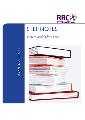 Health and Safety Law Step Notes Book Image