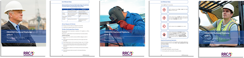 RRC's NEBOSH National Diploma in Health & Safety Revision Books