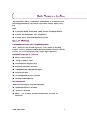 Quality Note Wp Quality Management Step Notes
