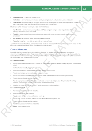 NEBOSH National General Certificate in Occupational Safety and Health Textbook Textbook Unit GNC2 Sample Study Text Page 6