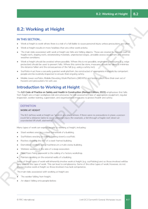 NEBOSH International General Certificate in Occupational Safety and Health Textbook Textbook GIC2 Sample Study Text Page 8