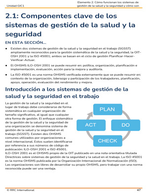 NEBOSH IGC Espanol Textbook Sample Unit GIC1 Book Spanish 2