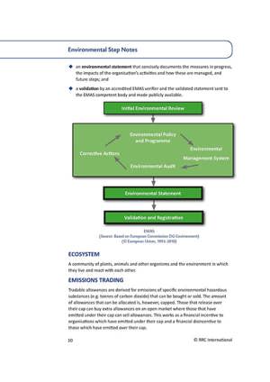 Environment Reference Sheets Environmental Step notes