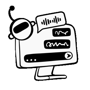 Journal Conversation With Chatbot On Desktop Computer