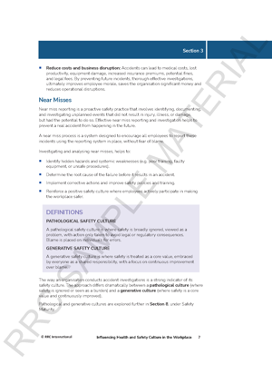  Reference Guide Health And Safety Culture Samples Page 6