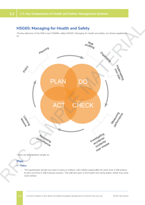 NEBOSH National General Certificate in Occupational Safety and Health Textbook Textbook Unit GNC1 Sample Study Text Page 5