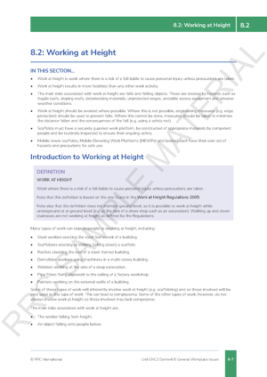 NEBOSH National General Certificate Textbook Sample Unit GNC2 Sample Study Text Page 8