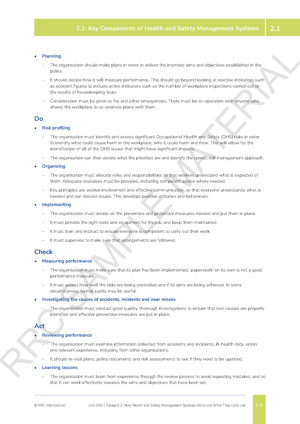 NEBOSH National General Certificate in Occupational Safety and Health Textbook Textbook Unit GNC1 Sample Study Text Page 6