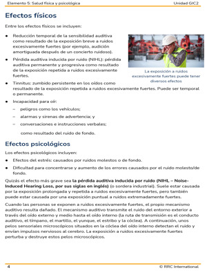 NEBOSH IGC Espanol Textbook Sample Unit GIC2 Book Spanish 2