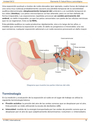 NEBOSH IGC Espanol Textbook Sample Unit GIC2 Book Spanish 3
